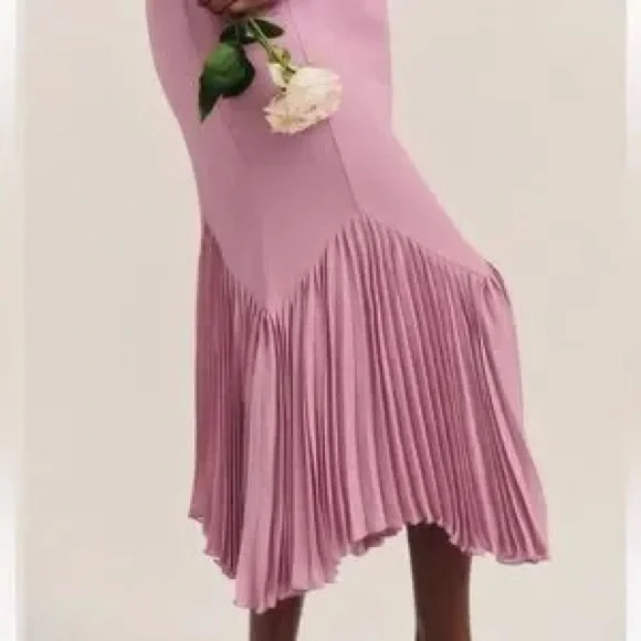 Reformation Aiko Dress Pink - Picture 3 of 11